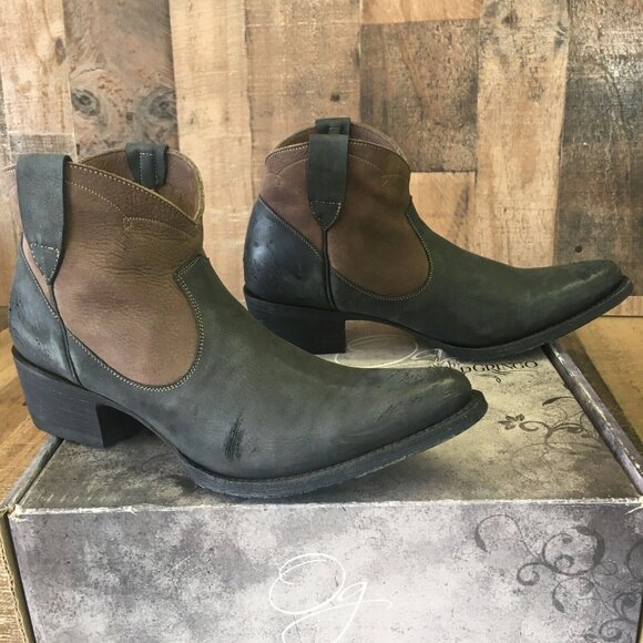 Old Gringo OGBL1883-3 Carmina Ankle Cowboy Boots Womens 7 B - Picture 11 of 12